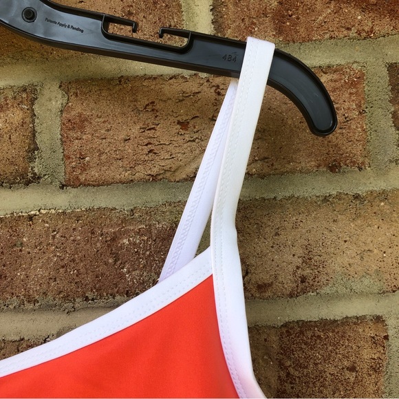 Hurley orange white logo One Piece Swimsuit NWT Women 1X - Picture 6 of 11